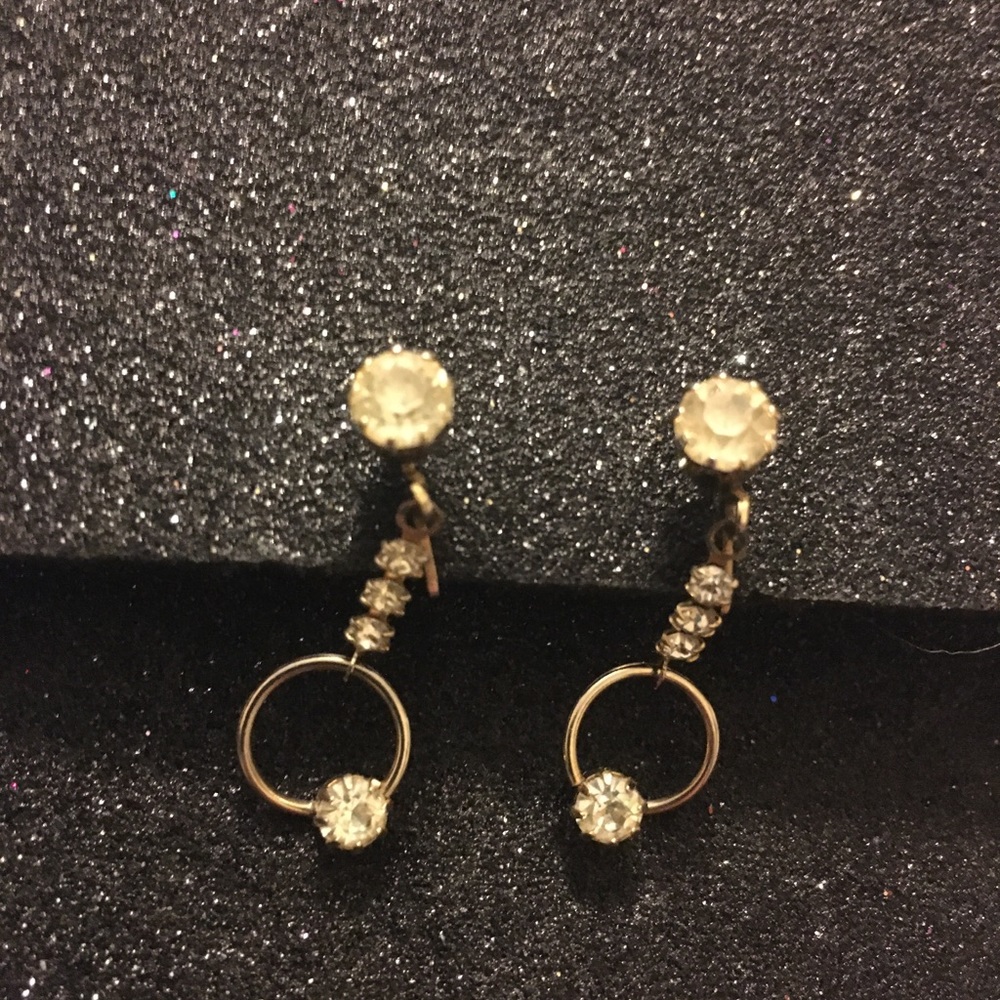 Vintage Gold & Diamond Earings